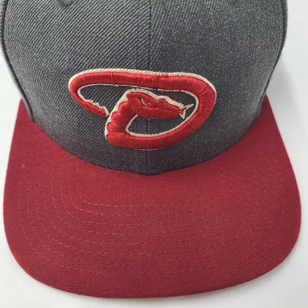 Arizona Diamondbacks Hat Snapback 9Fifty New Era Grey Red MLB‎ Wool Blend Men